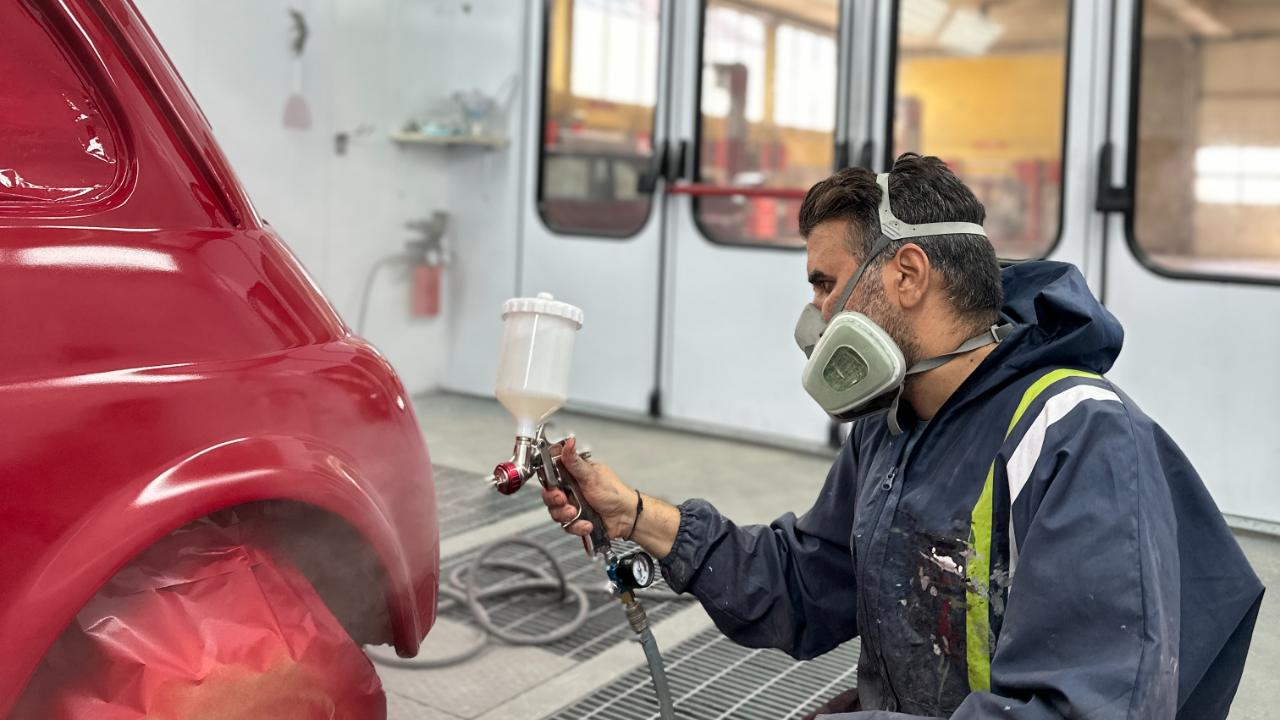 Fiat 500 Restoration Series part 3: Painting